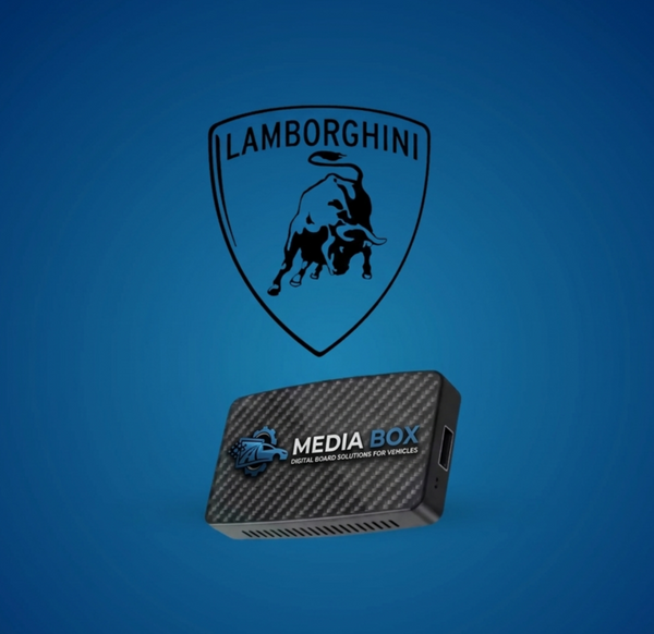 MEDIA BOX FOR Lamborghini CARS