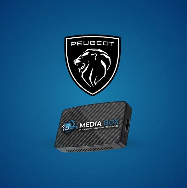Media Box For Peugeot , Custom i-Cockpit Style Android Touchscreen Infotainment