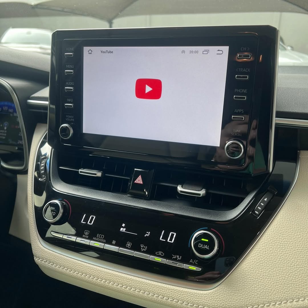 Media Box  Toyota Corolla E210 8 , Touchscreen Infotainment Display Unit (with Video/App Playback)