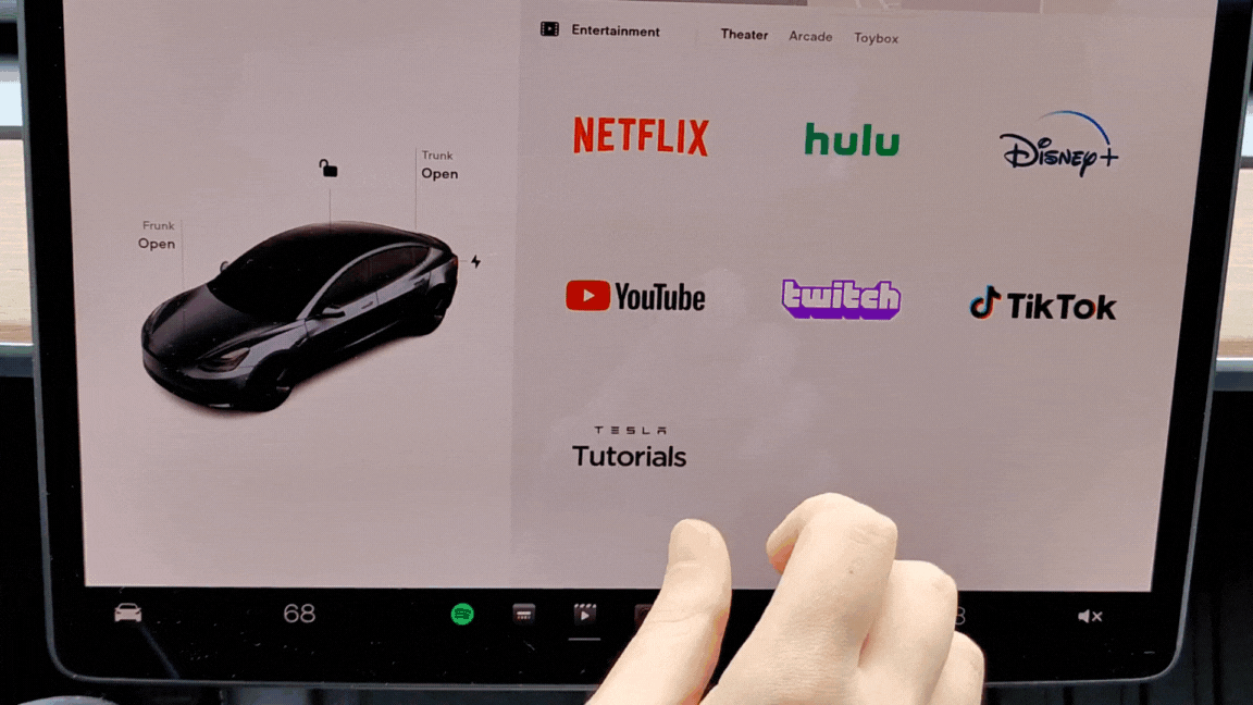Media Box For Tesla , Carlinkit T2C Wireless CarPlay Adapter
