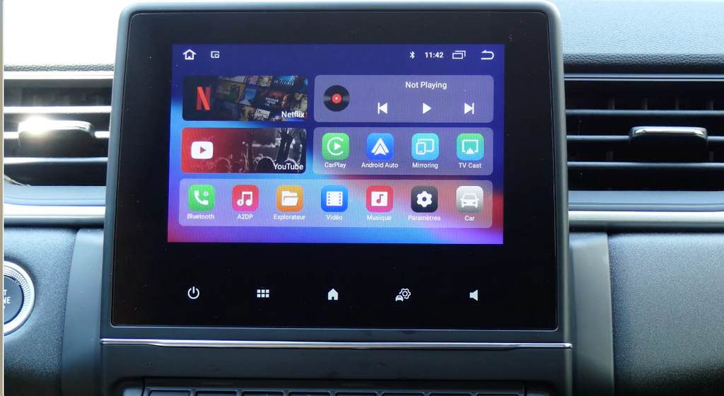 Media Box For Mitsubishi , a Custom Android Touchscreen Navigation & Infotainment System