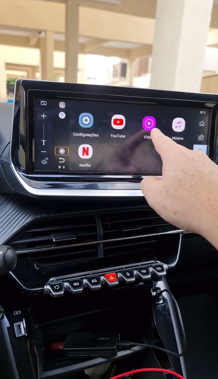 Media Box For Peugeot , Custom i-Cockpit Style Android Touchscreen Infotainment